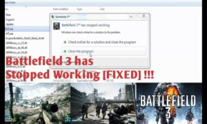 Battlefield 3 has Stopped Working Error Fix