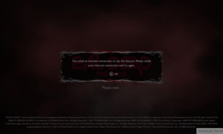 Evil Dead: This game cannot be played offline at all