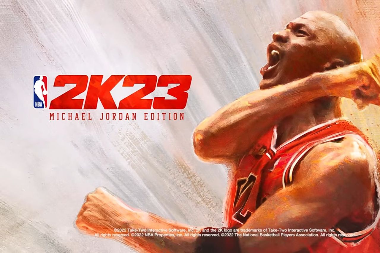 BASKETBALL LEGEND MICHEAL JORDAN UNVEILED FOR NBA 2K23 COVER ATLETE