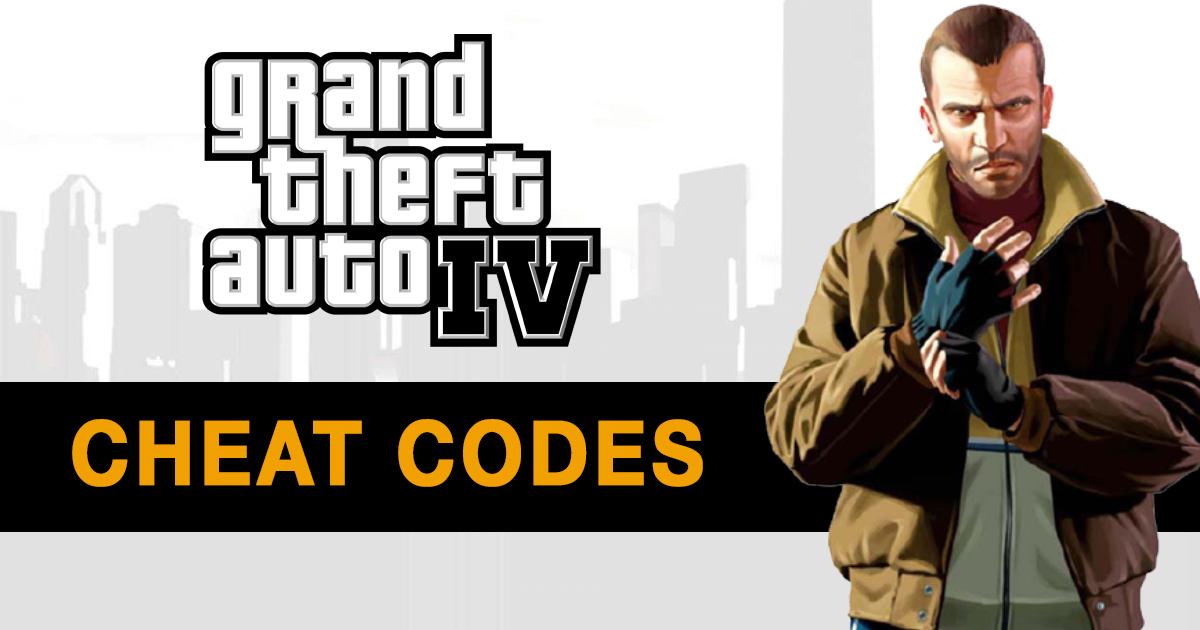 GTA 4 Cheat Codes on PC, PlayStation and Xbox