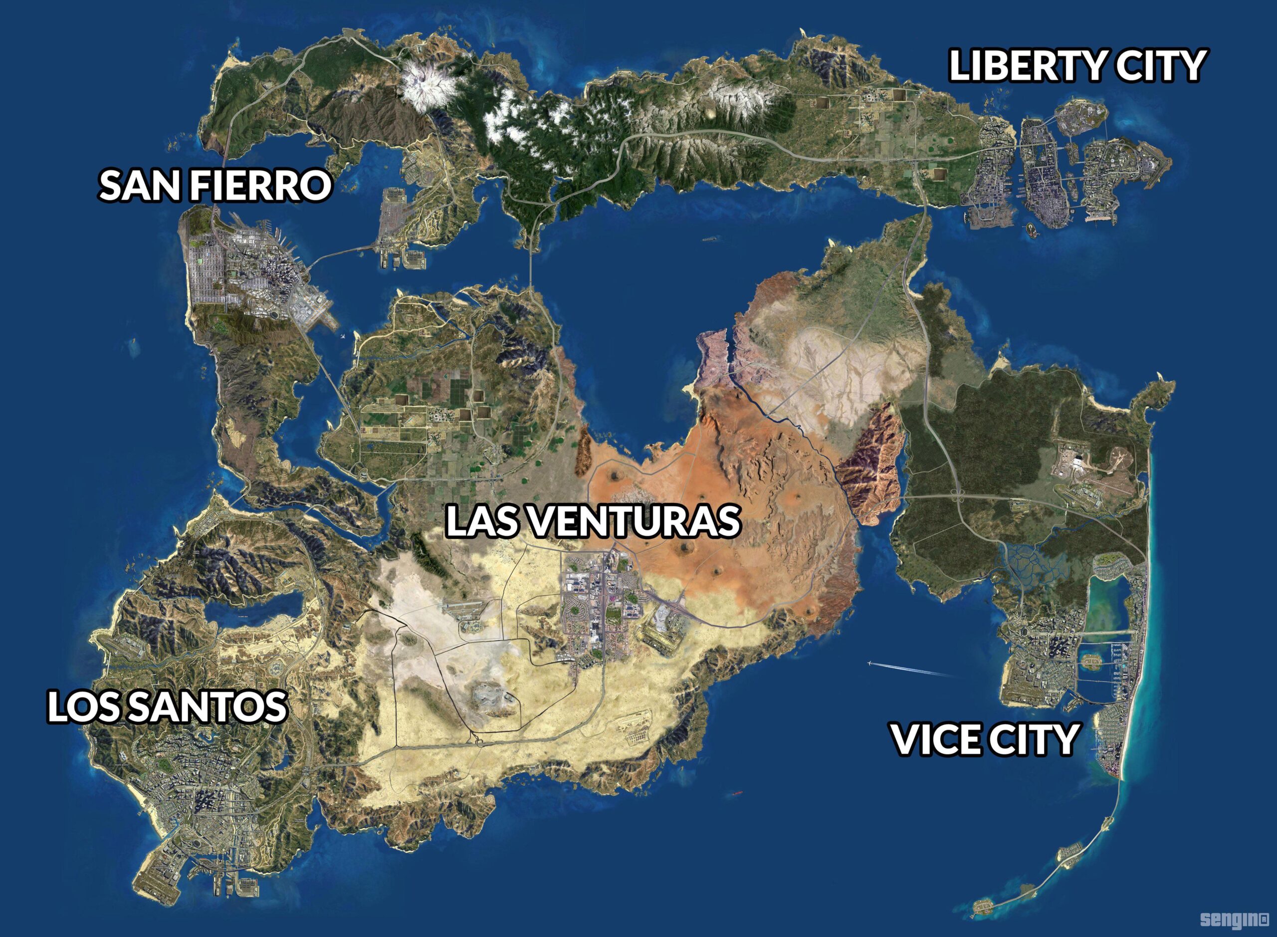 GTA 6 Project Americas Map Is Absolutely Incredible Fans Cannot Stay Still