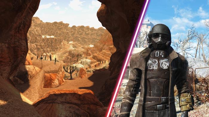 Red Rock Canyon becomes an absolutely breathtaking site with this Fallout New Vegas mod that transforms it.